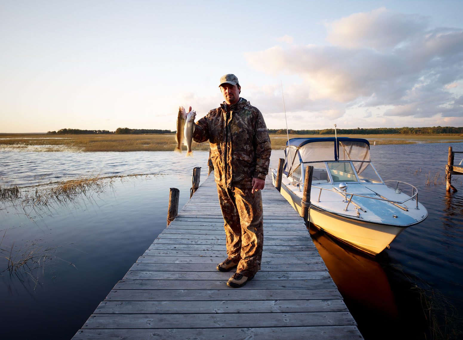 Fisherman, Leech Lake, Minnesota Portrait